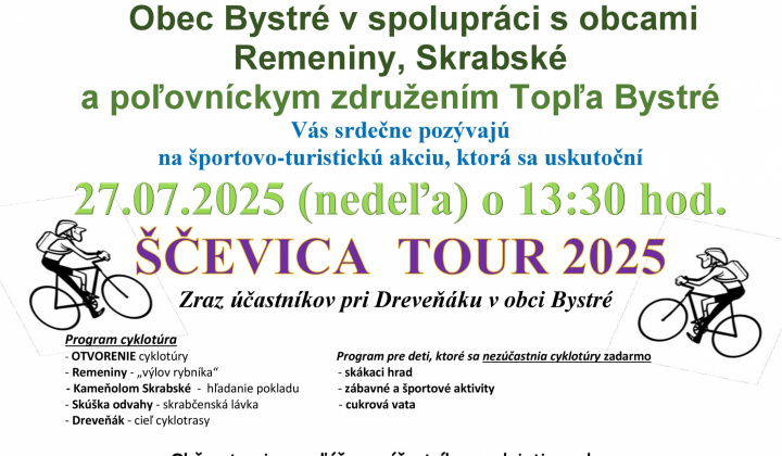 Fotka - Pozvánka na ŠČEVICA TOUR 2025